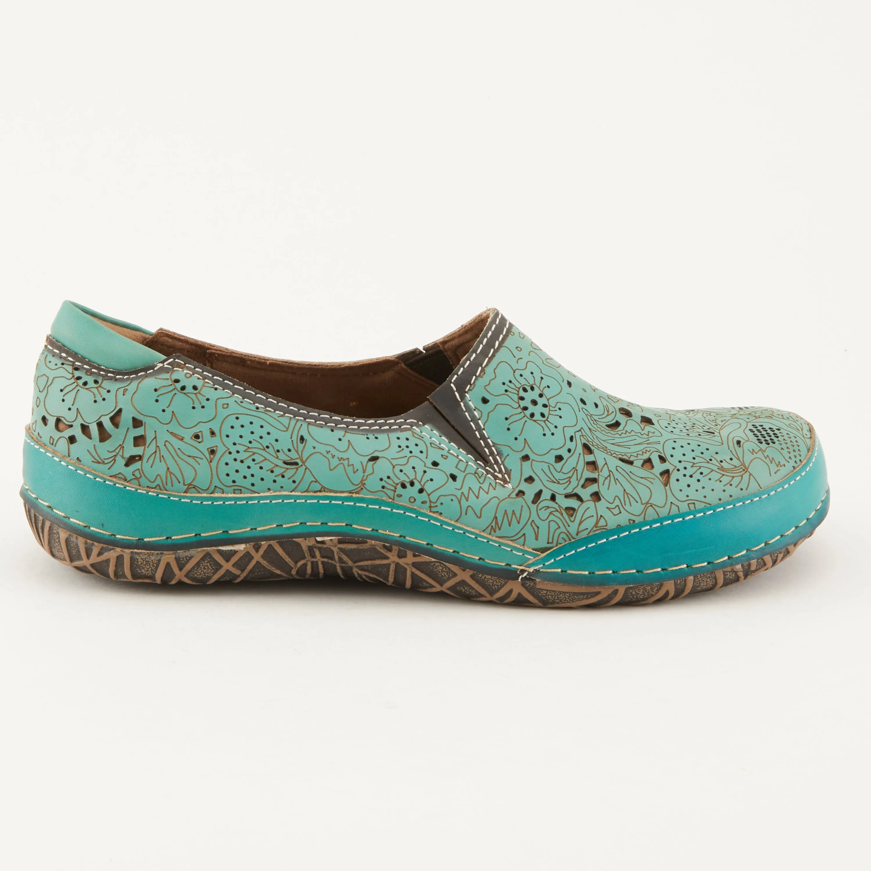 Spring Step Shoes  L'Artiste Libora Women's Hand Painted Leather Loafers