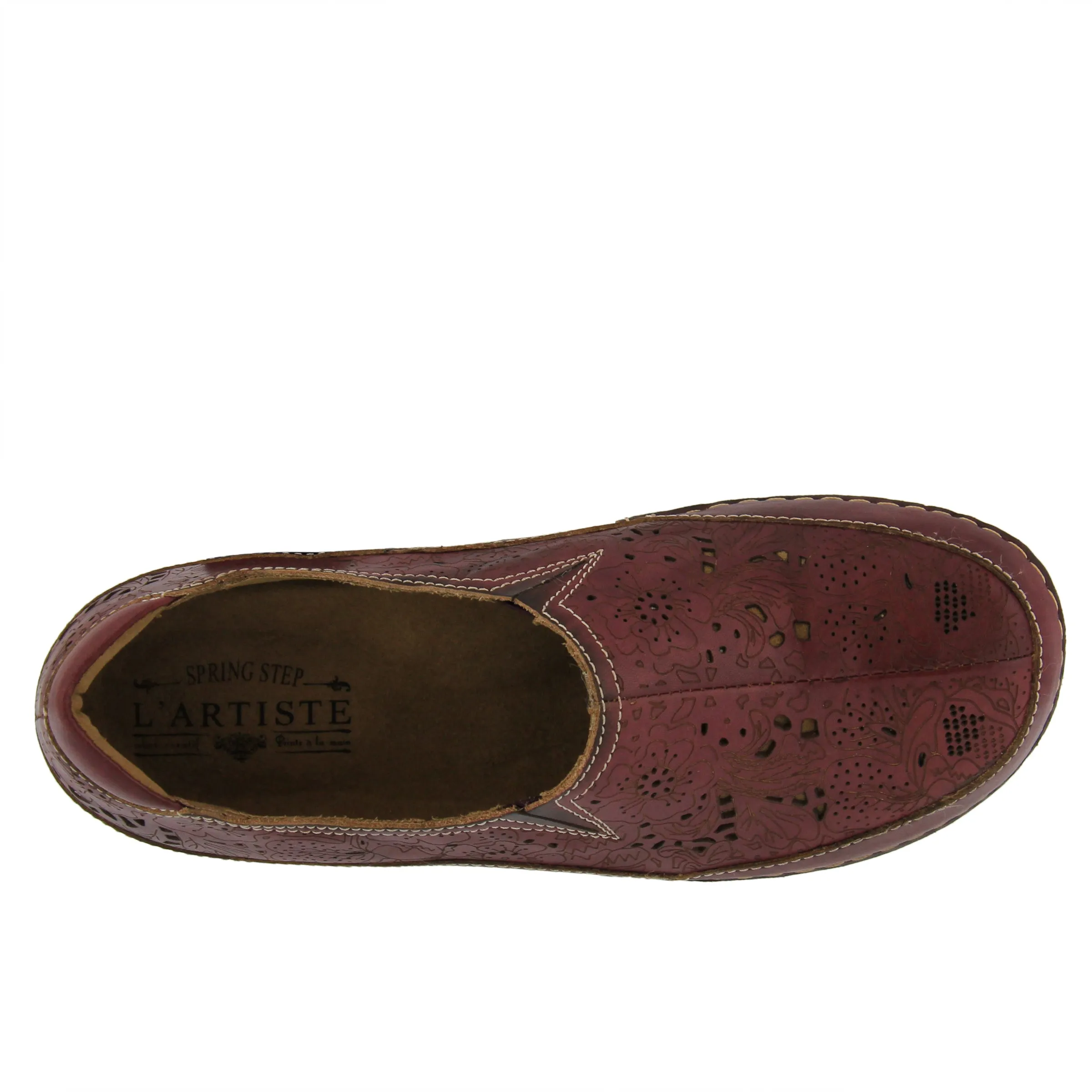 Spring Step Shoes  L'Artiste Libora Women's Hand Painted Leather Loafers