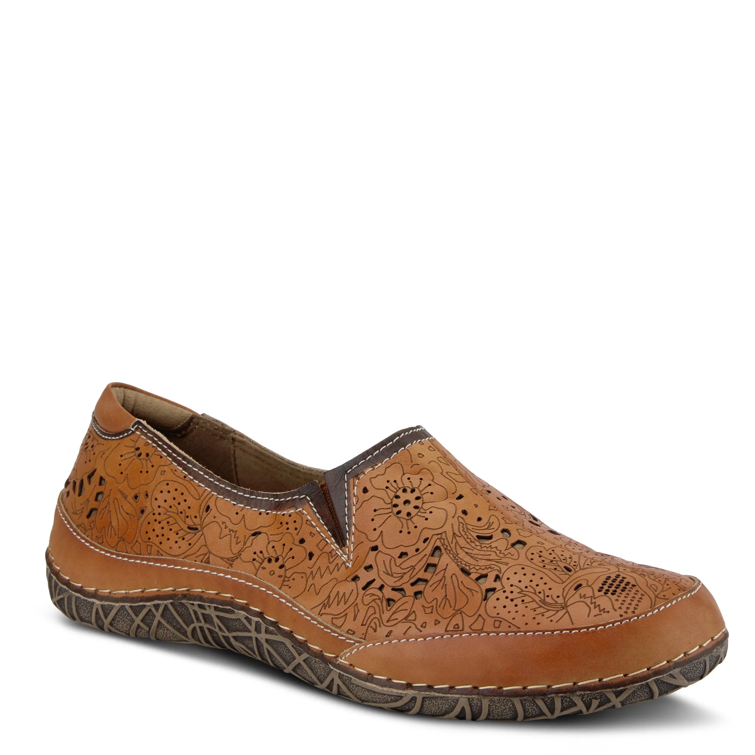 Spring Step Shoes  L'Artiste Libora Women's Hand Painted Leather Loafers