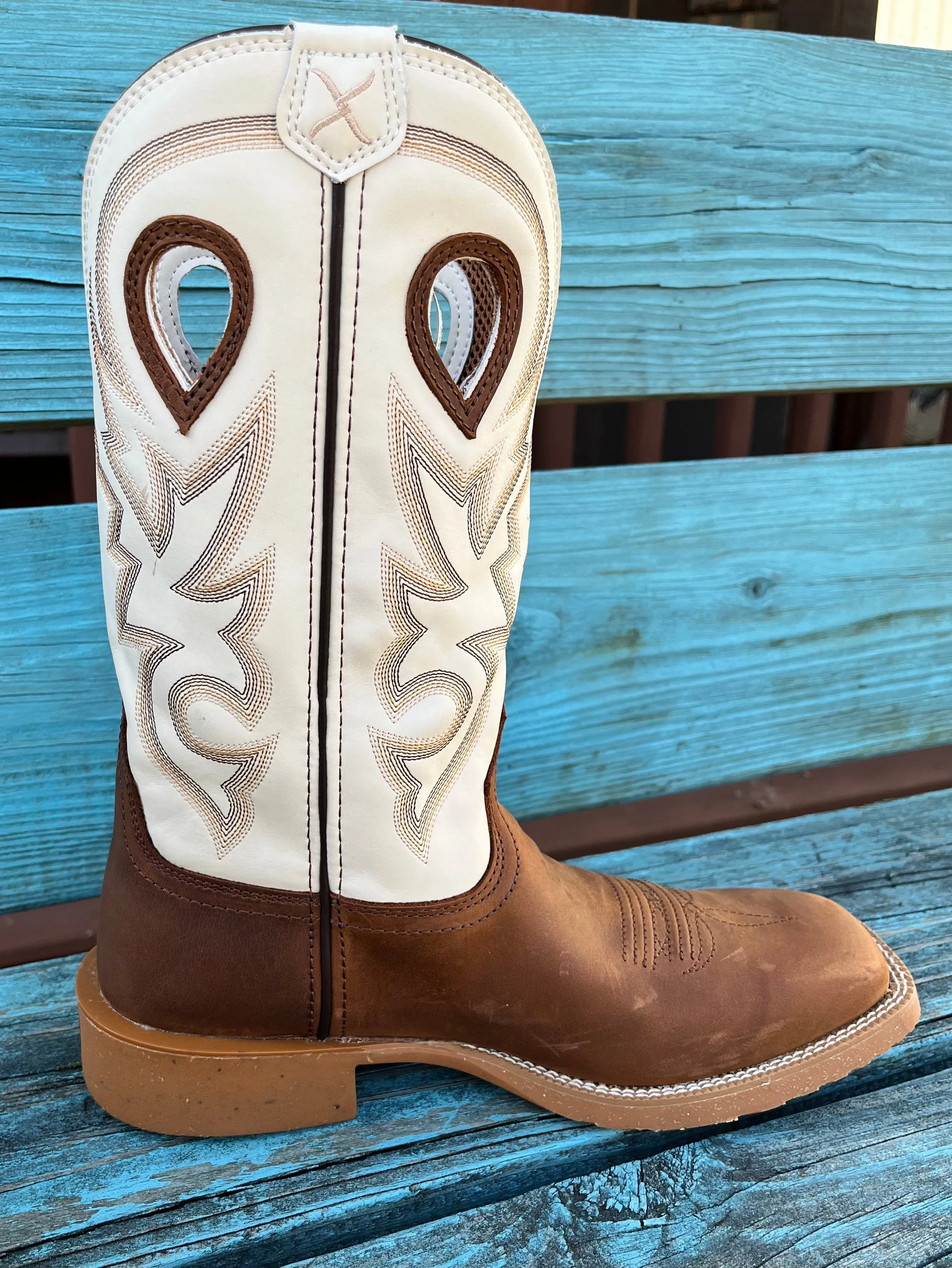 Twisted X Men's 12” Tech Hazel & Ivory Western Cowboy Boot MXTR003