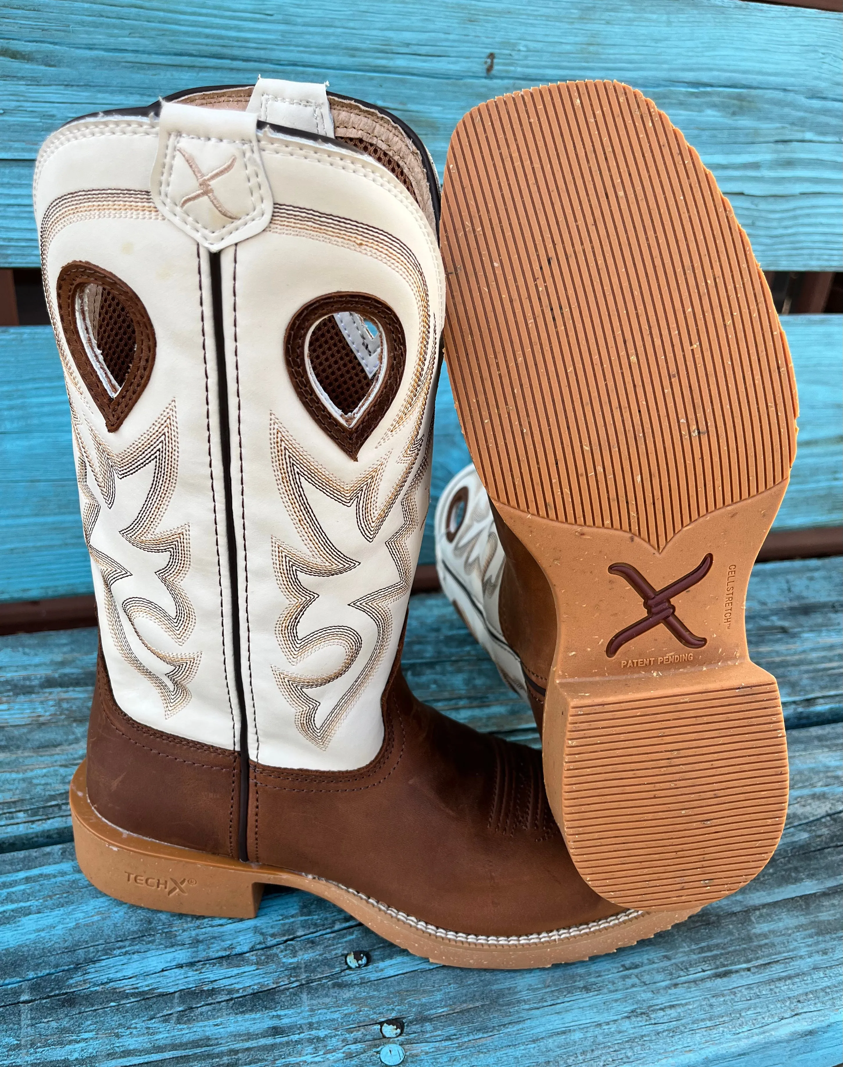 Twisted X Men's 12” Tech Hazel & Ivory Western Cowboy Boot MXTR003