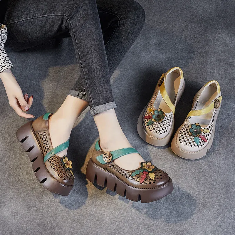 USS Shoes Noris Women's Summer Hollow Out Platform Shoes