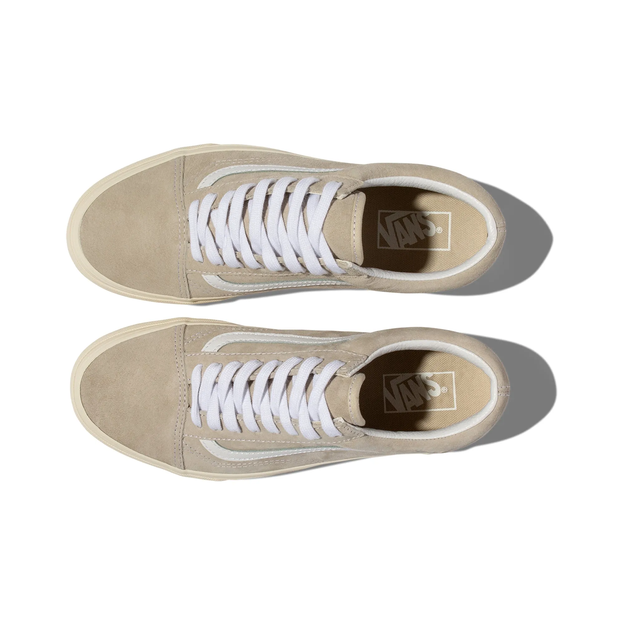 Vans Mens Old Skool Shoes 'Oatmeal Snow Wht'