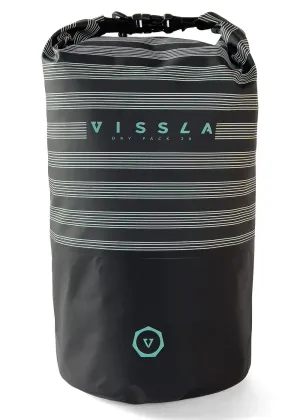 Vissla "7 Seas" Dry Bag 20L - Black Stripe
