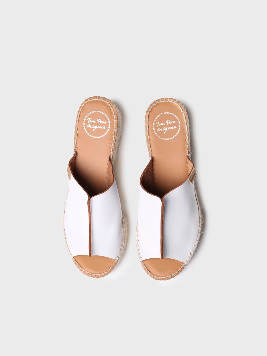 Women's leather espadrilles - IVONNE
