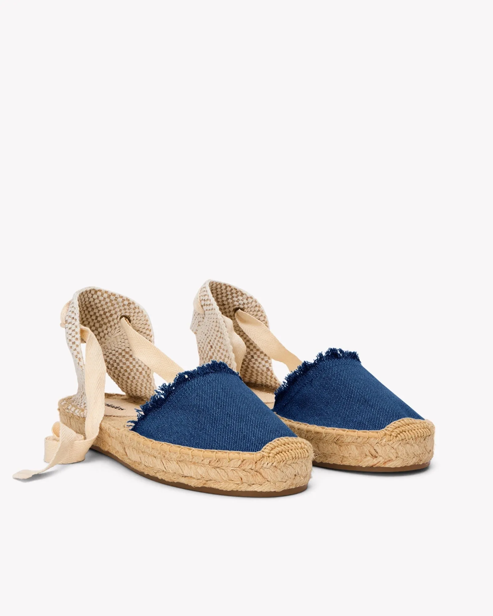 Womens_Espadrilles_The Lauren Lace Up_Denims_Dark Wash