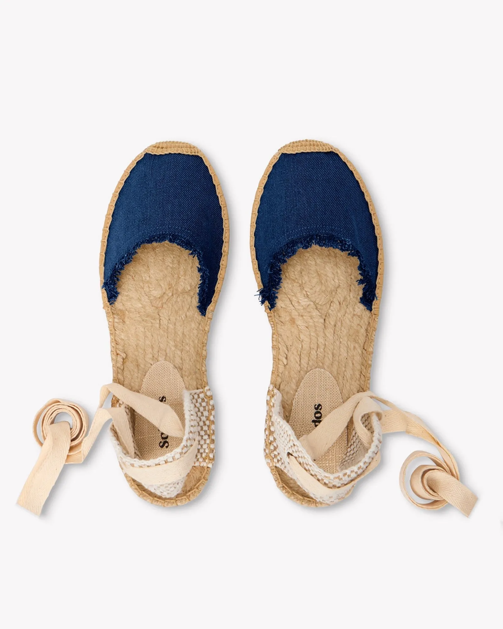 Womens_Espadrilles_The Lauren Lace Up_Denims_Dark Wash