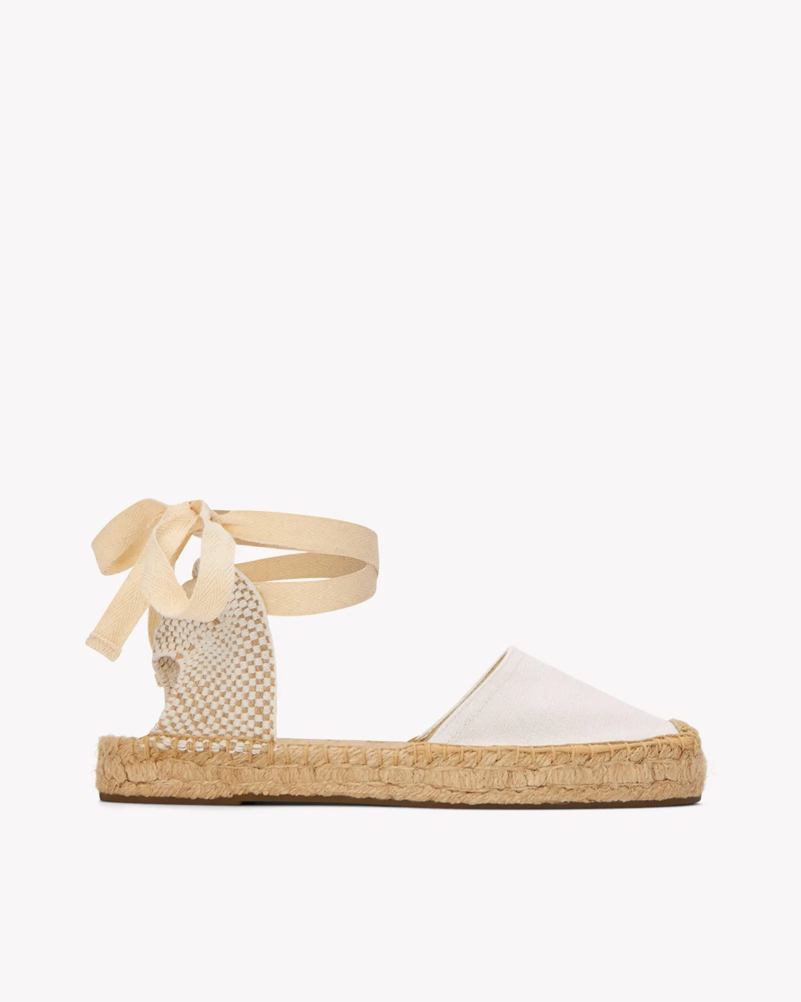 Womens_Espadrilles_The Lauren Lace Up_Linen Colors_Oasis White
