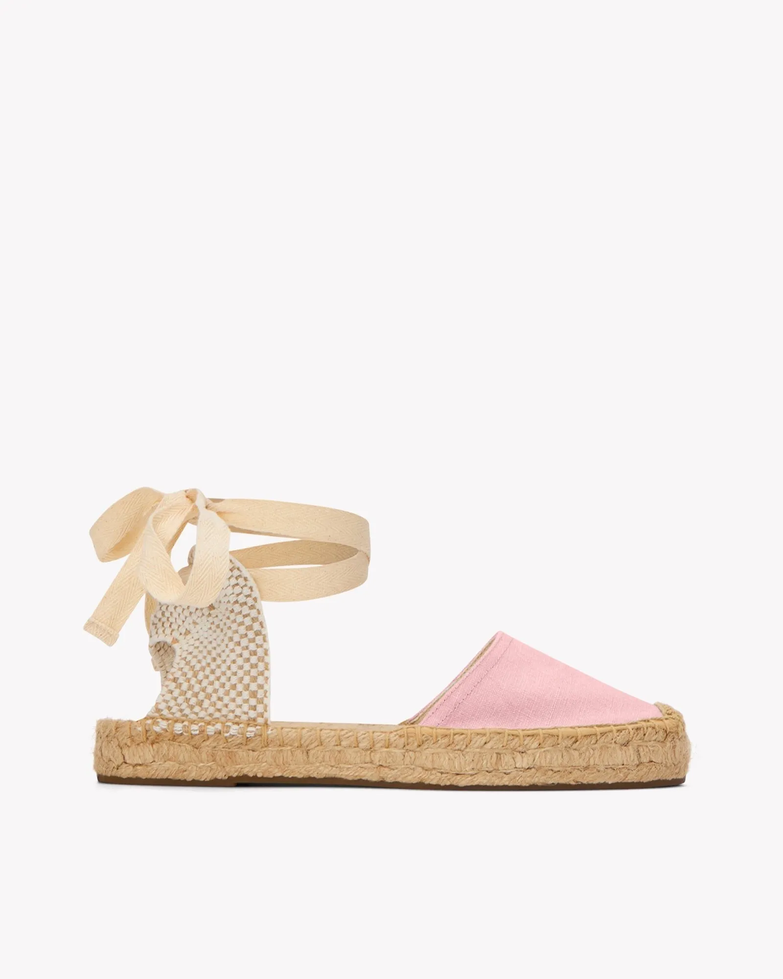 Womens_Espadrilles_The Lauren Lace Up_Linen Colors_Quartz Pink