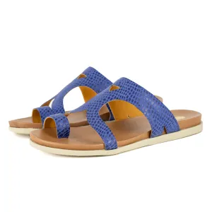 Zawadi : Ladies Leather Sandal in Turbine Coco Lux